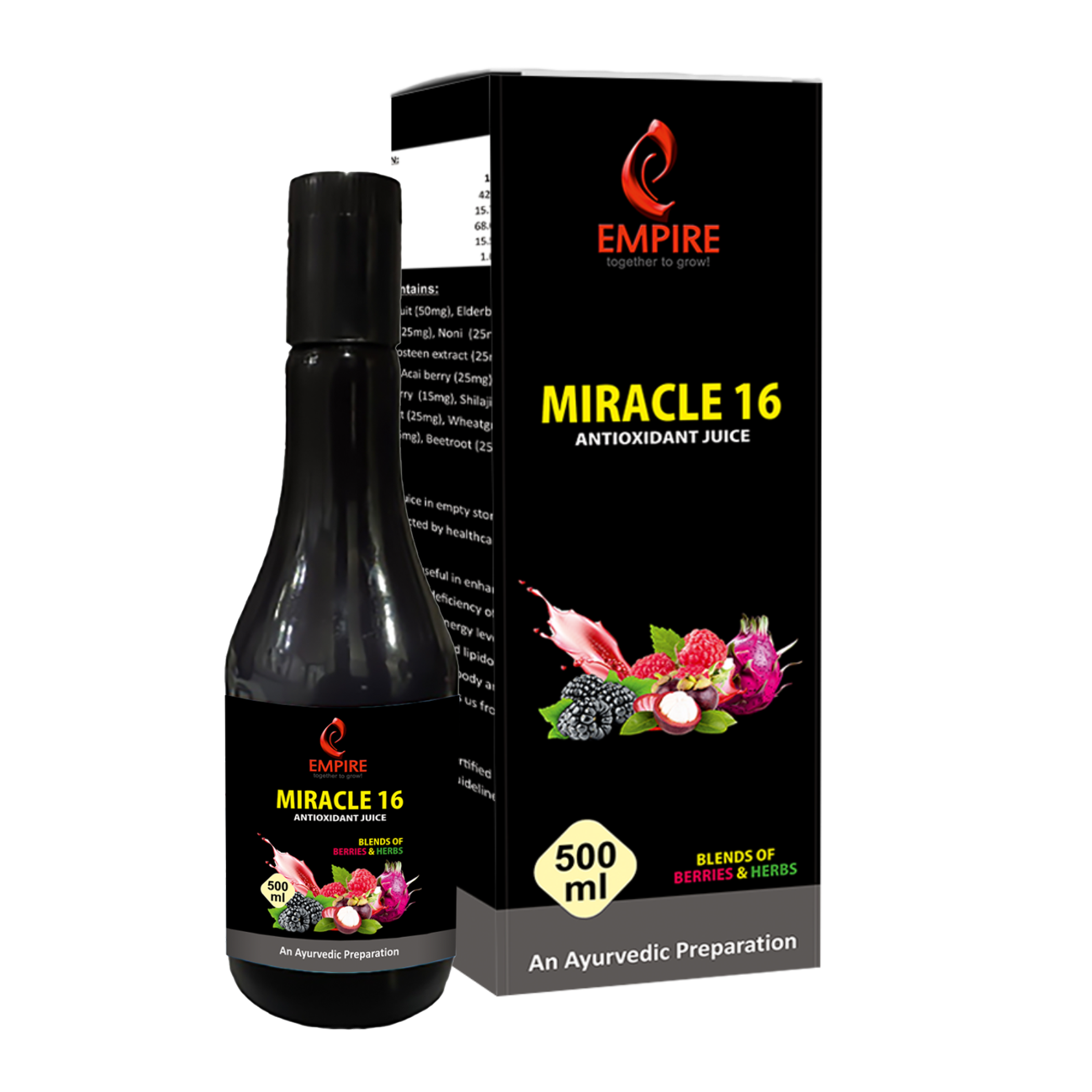 MIRACLE 16 ANTIOXIDANT JUICE - 500ML